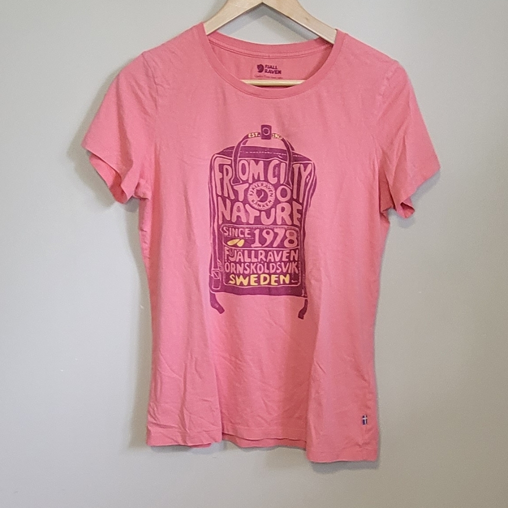 Fjallraven Graphic Screen Print SS Tee Size L